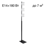 Citilux Вирта CL139932 Торшер Чёрный