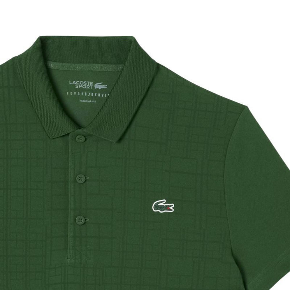 Теннисное поло Lacoste Tennis x Novak Djokovic - pine green