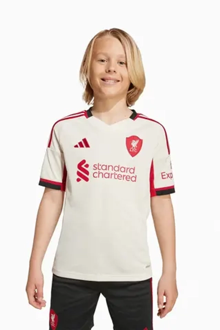 Футболка adidas Liverpool FC 25/26 Away Junior - белый