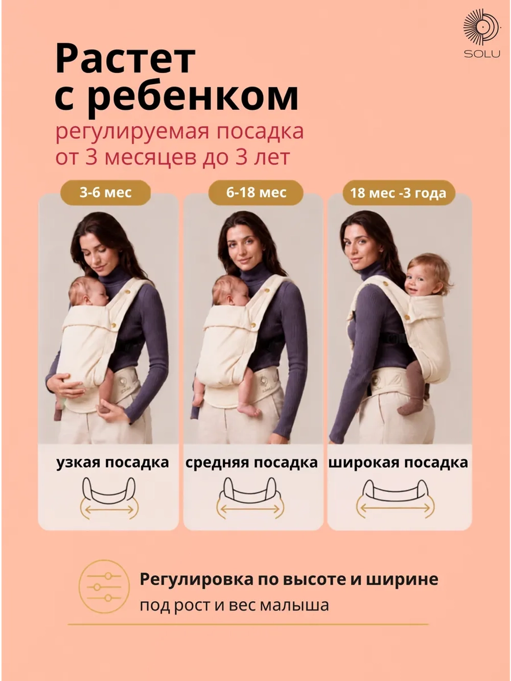 Эргорюкзак для новорожденных слинг рюкзак переноска