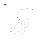 Светильник MAG-SPOT-ROTATE-45-R50-7W Day4000 (BK, 24 deg, 24V) (Arlight, IP20 Металл, 3 года)