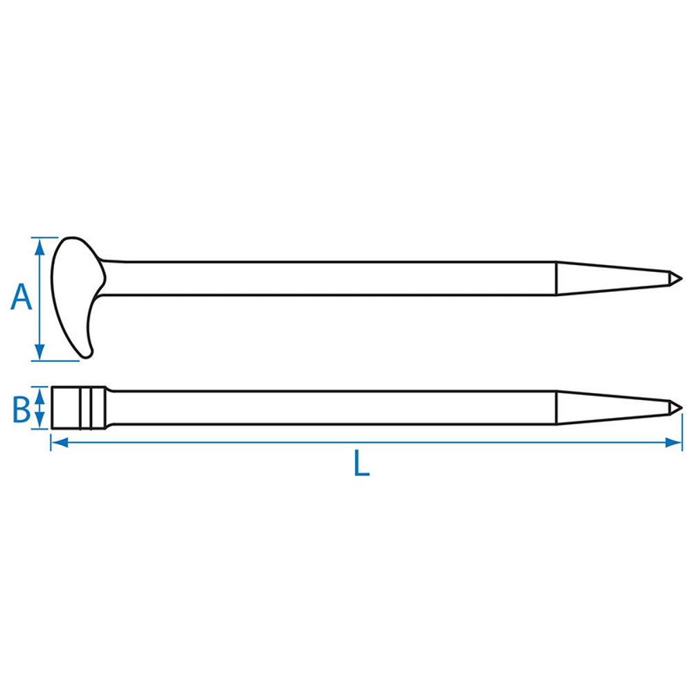 KING TONY (9TK306) Монтировка кузовная, длина 151 мм