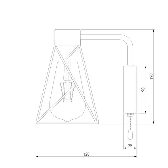 Бра Eurosvet Trappola 70107/1 белый