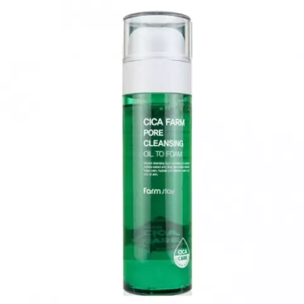 FarmStay Гидрофильное масло с центеллой азиатской - Cica farm pore cleansing oil to foam, 115мл, шт