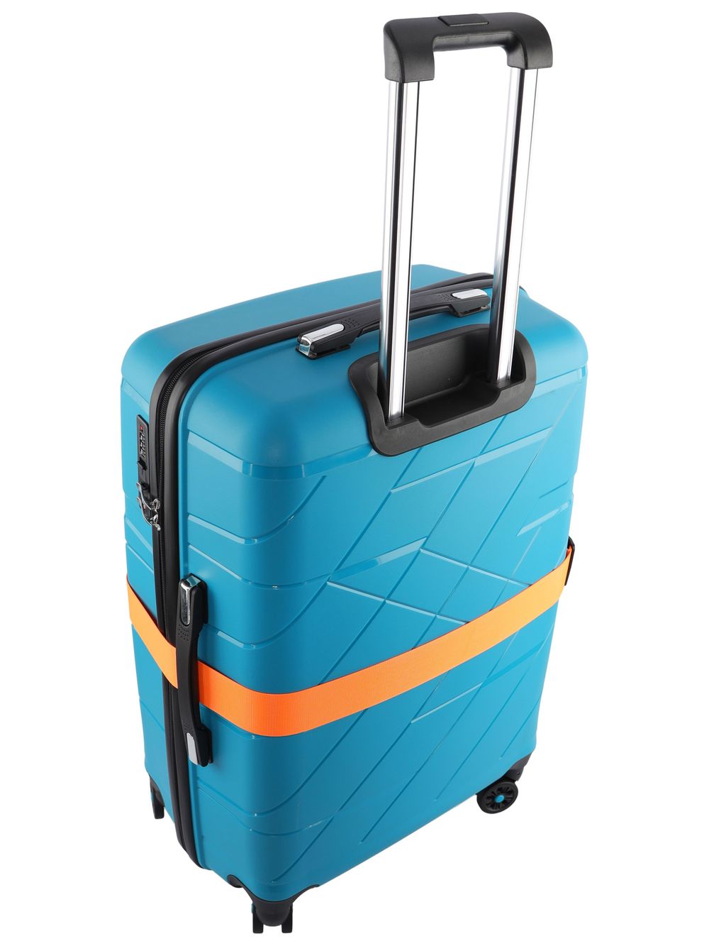 Чемодан 463 / С ремнем / Полипропилен