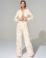 Брюки с вышивкой ручной работы