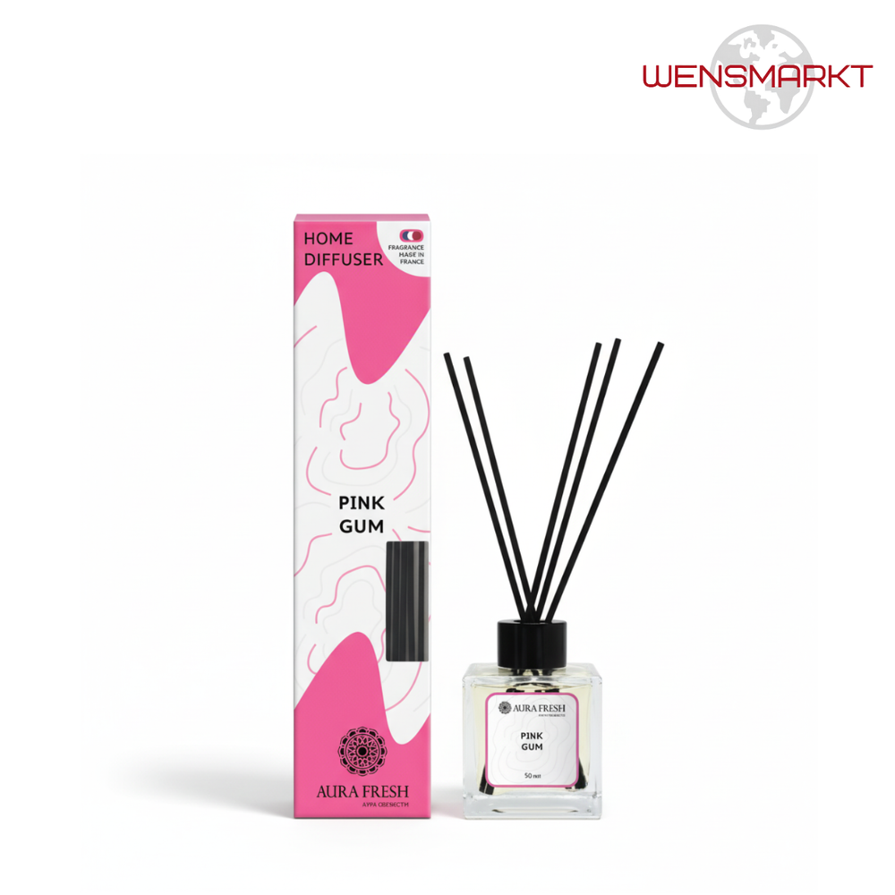 AURA FRESH Home Diffuser ВЗРЫВНОЙ БАБЛ ГАМ 50 мл
