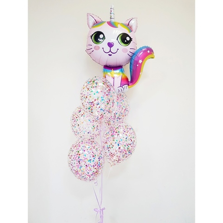 Фонтан "Кот-Единорог" Радужный