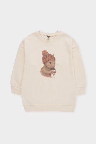 джемпер  для девочки  КР 302670-1/молочный