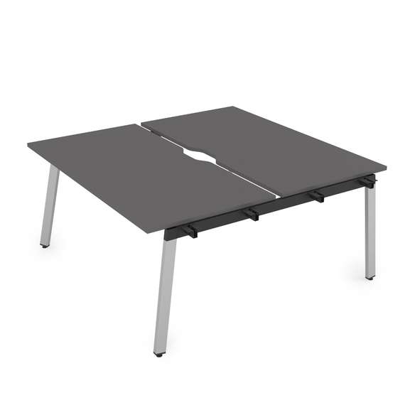 10БДНВ.278 Стол системы БЕНЧ, сдвоенный, на 2 рабочих места - начальный (1200*1435*750)