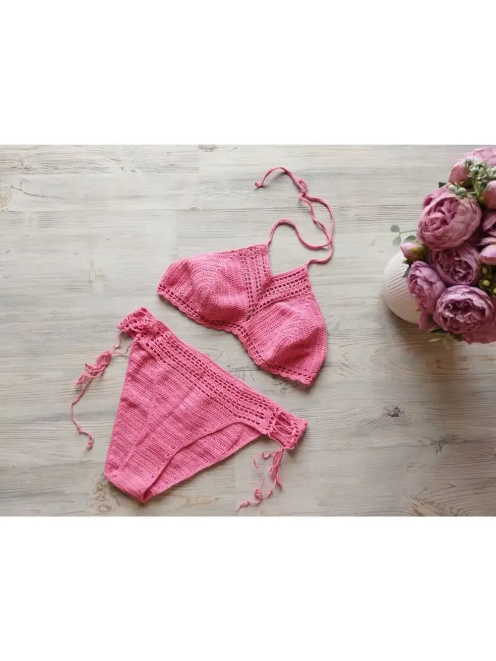 Вязаный купальник