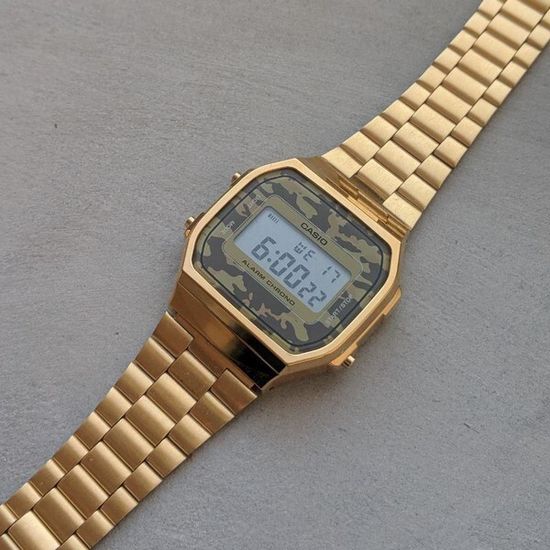Электронные наручные часы Casio A168WEGC-5E