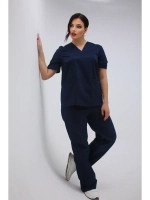 Медицинский костюм с брюками стрейч