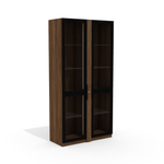 Шкаф со стеклом вариант №2 ТАЙМС (TIME S)