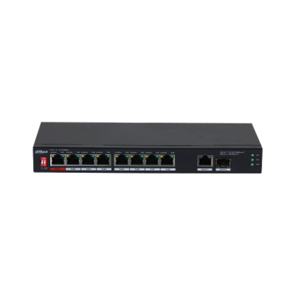 Сетевой PoE коммутатор DahuaDH-PFS3110-8ET1GT1GF-96