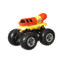 Hot Wheels - MONSTER TRUCKS Металлические транспортные средства Оскар Майер против All Fried Up 2-PAK HWN64 / артикул   FYJ64 HWN64  / GTIN 887961705430