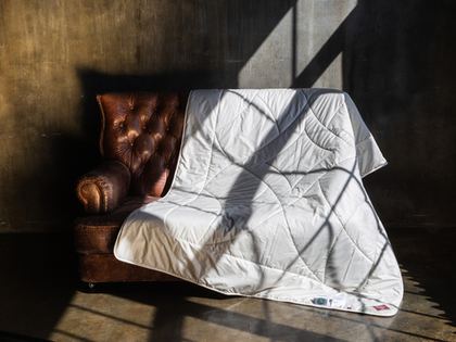 Одеяло легкое 200x200 German Grass Organic Linen Grass Бежевый