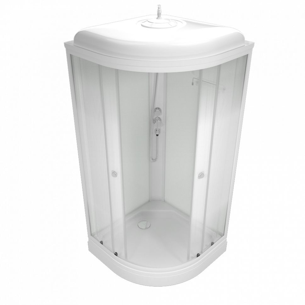 Душевая кабина DIONRIA (100х100) стекло матовое, поддон низкий