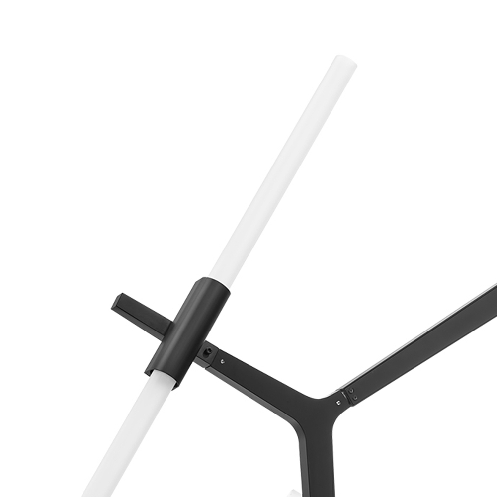 742107 Люстра STRUTTURA 10х6W (led) G9 ЧЕРНЫЙ МАТОВЫЙ