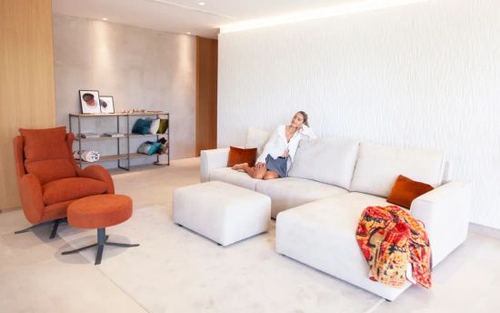 Угловой диван Nora V1+2A+F2 Leg 8cm