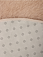 Ковер цвет бежевый, д 80 см