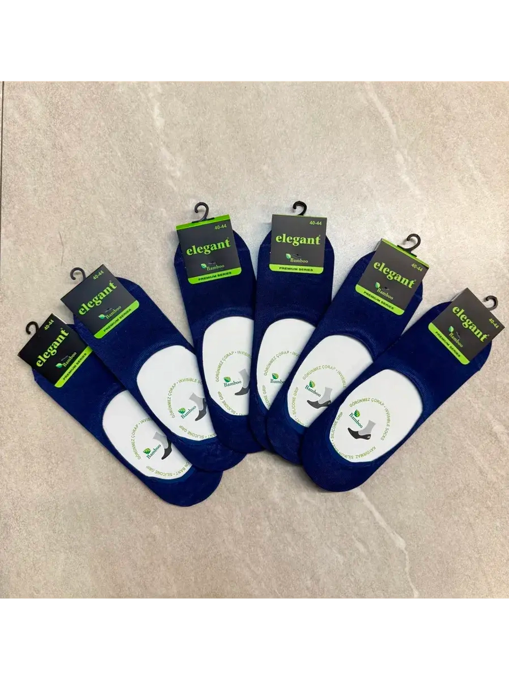 Следки комплект 6 пар 1.3.460-Син