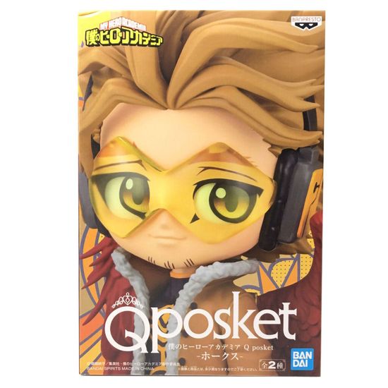 Фигурка Q Posket MHA Hawks, 14 см / Фигурка по мотивам аниме "Моя геройская академия", Ястреб, 14 см