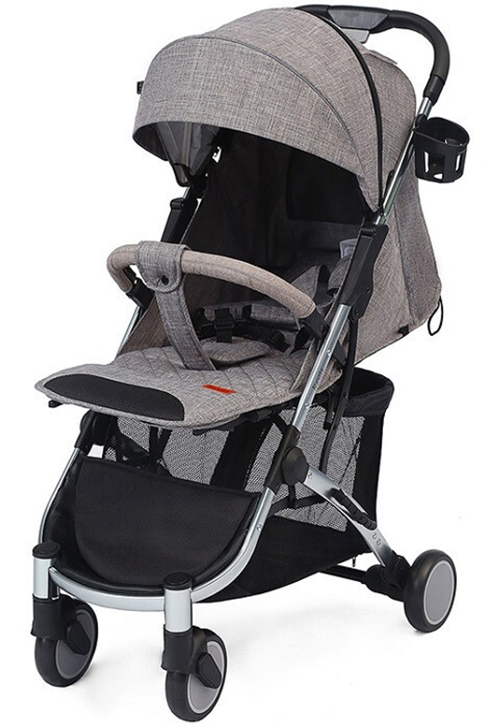 Детская прогулочная коляска Nuovita Snello Темно серый лен