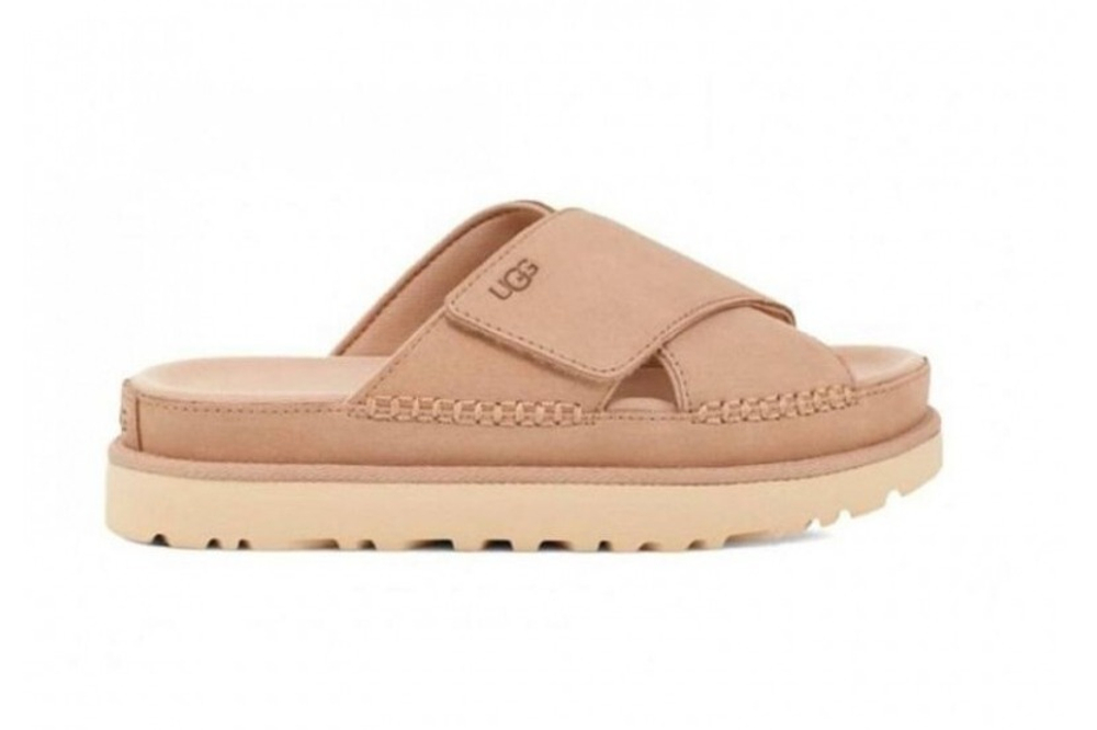 UGG Goldenstar Cross Slide - Driftwood