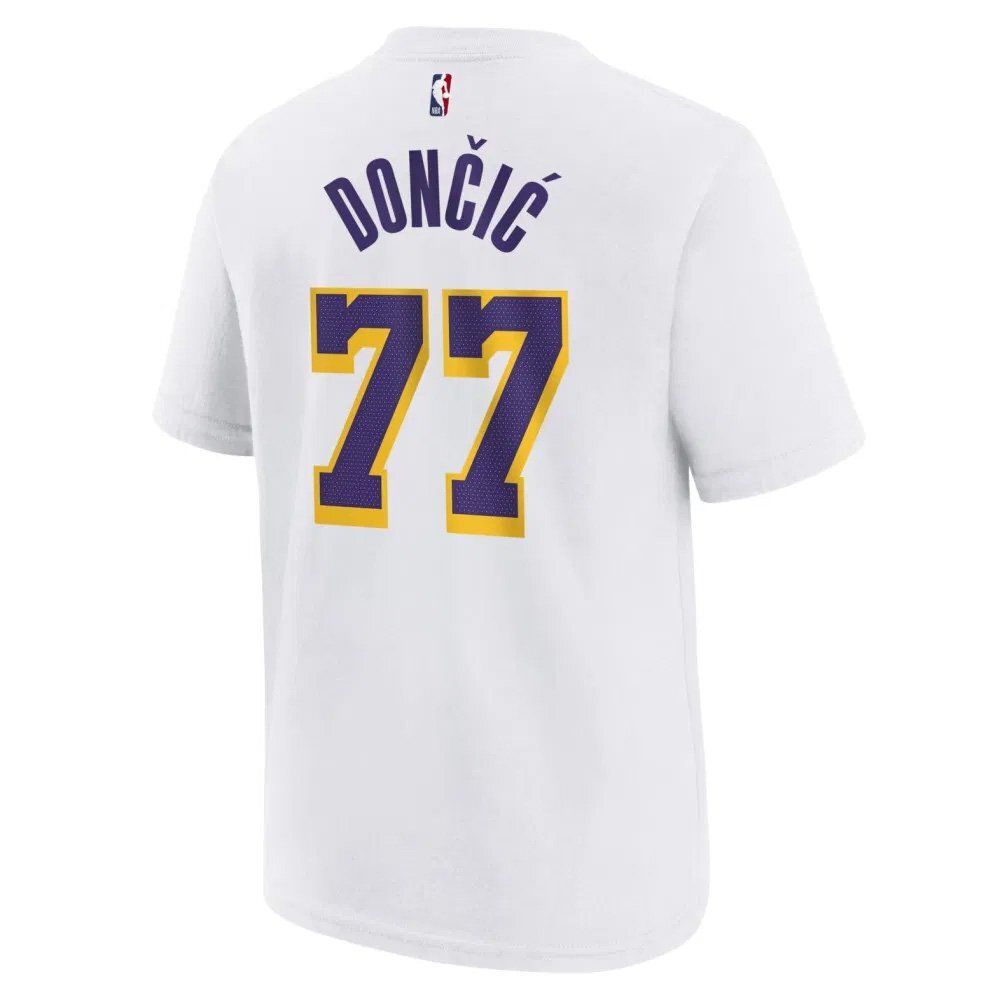 Баскетбольная джерси Nike NBA N&amp;N Icon Los Angeles Lakers Luka Doncic White Jersey