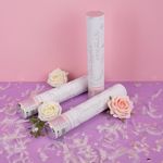 Пневмохлопушка (12/30 см), Большого Счастья, Перья, Белый, 1 шт.