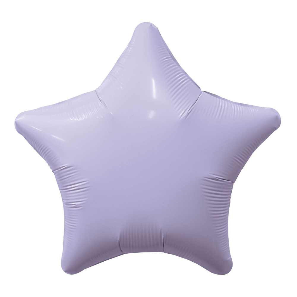 Шар звезда Лаванда сатин