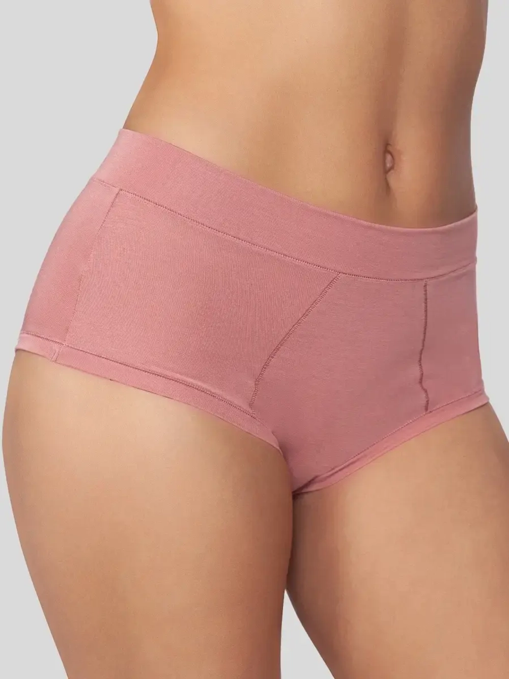 Трусы шортики высокие бамбук