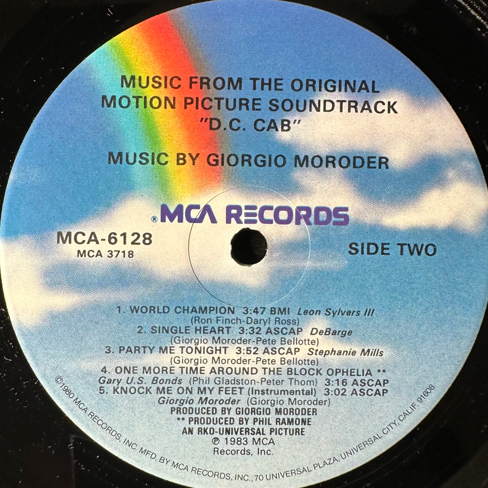 D.C. Cab - Music From The Original Motion Picture Soundtrack (США 1983г.)