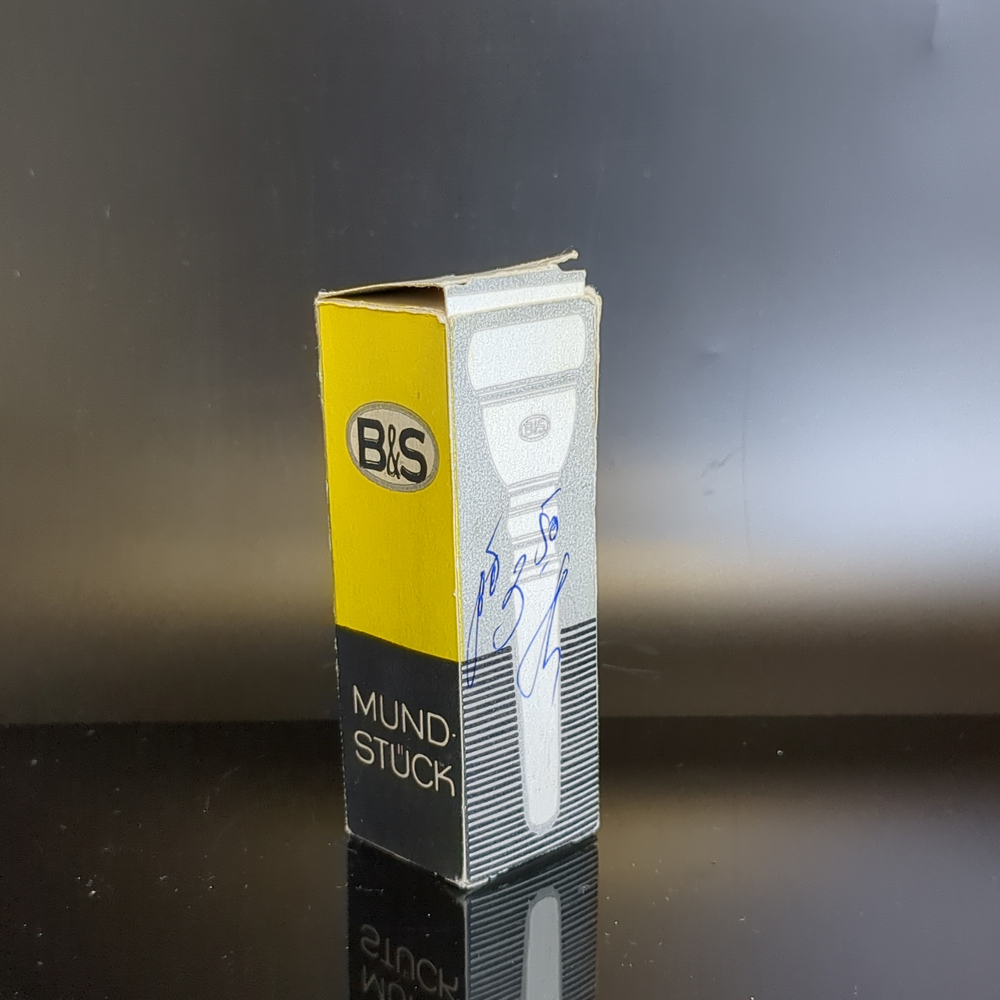 Мундштук B&S для тубы духовой трубы тромбона. для духовых музыкальных инструментов. Германия
