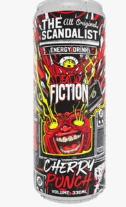 НАПИТОК ЭНЕРГЕТИЧЕСКИЙ THE SCANDALIST ENERGY DRINK DEADLY FICTION ВИШНЕВЫЙ ПУНШ 330МЛ