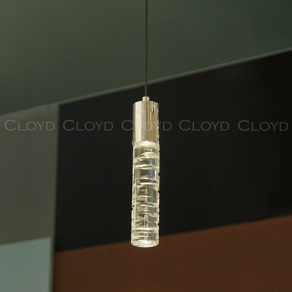 Подвесной светильник Cloyd ESPE-A P1 / выс. 27 см - хром (арт.11480)