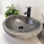 Раковина из речного камня RS-63492 (51*42*16) 0122