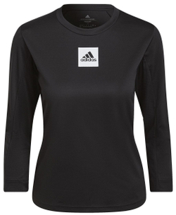 Женская футболка теннисная (dł. Рукава) Adidas Paris Freelift LS Tee - black