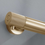 Душевая стойка Vincea Desire VSFS-1D0TBG термостатическая, брашированное золото