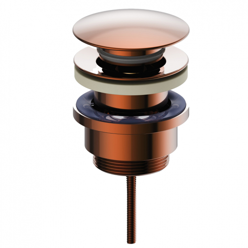 Донный клапан для раковины WONZON & WOGHAND, Розовое золото (WW-88SS07-RG)