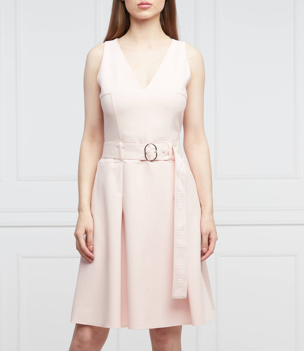 Платье с ремешком Kimaika HUGO - пудро-розовый(50471780)