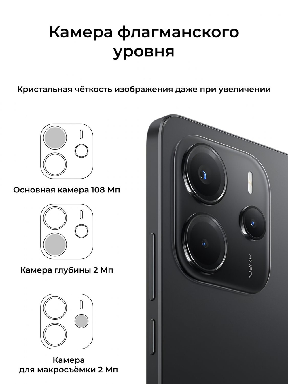 Redmi Note 14 4G 8/256Gb RU Midnight Black