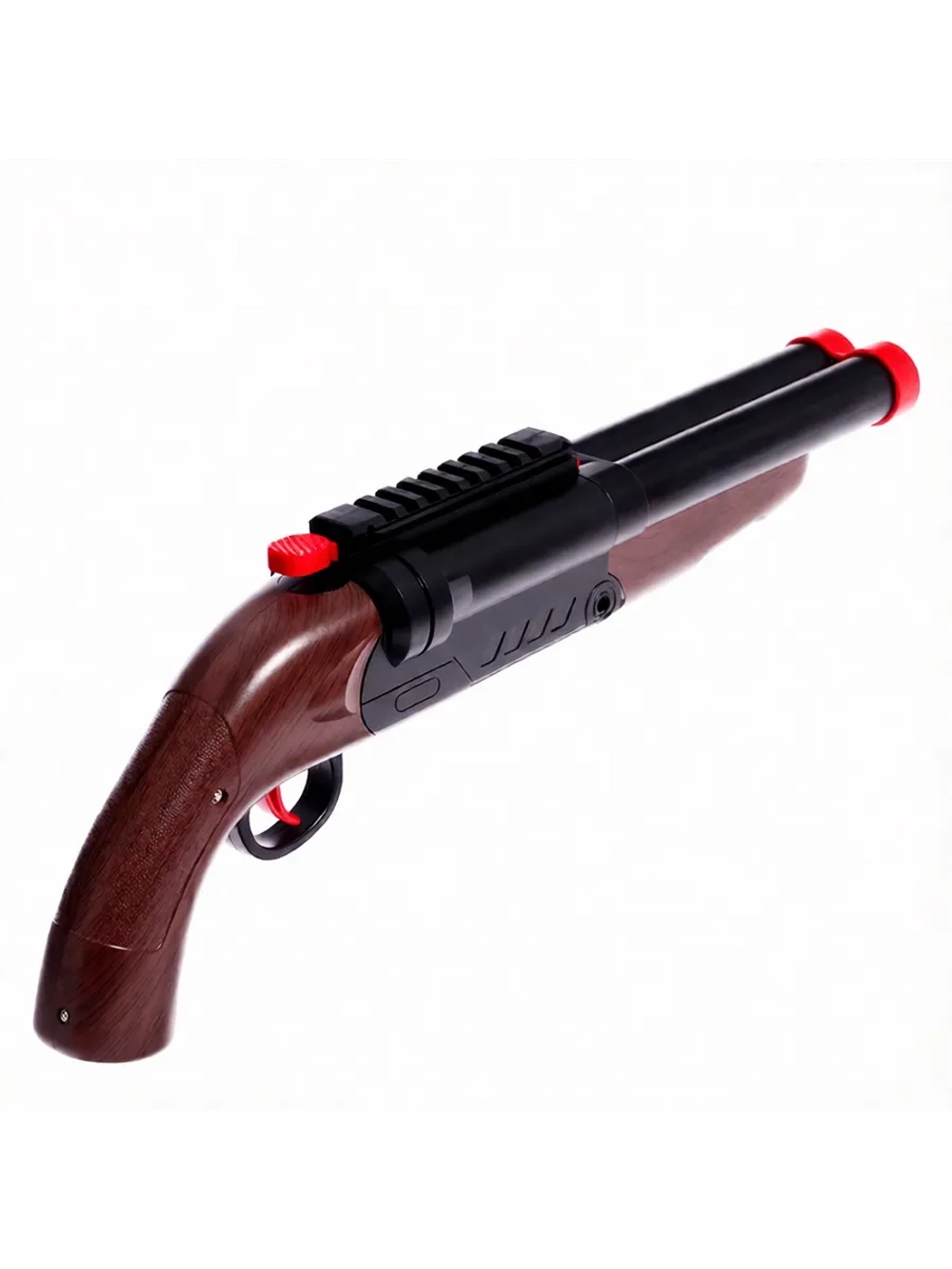 Ружье двустволка игрушечное с мягкими пулями, отстрел гильз