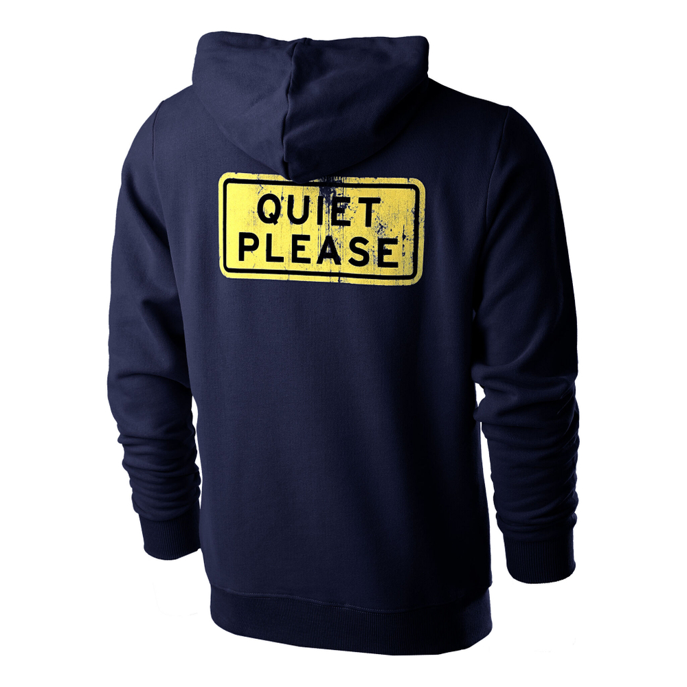 Мужская кофта теннисная Quiet Please Australia Road Sign Hoody Men - Dark Blue, Yellow