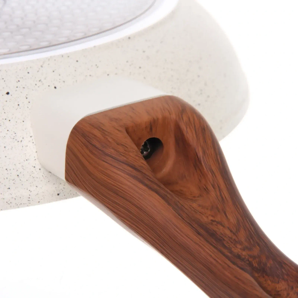 Сковорода «BAROLY» WHITE 20см индукционная с антипригарным покрытием, бакелитовая ручка