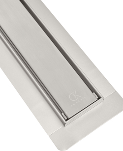 Душевой лоток CK DRAIN AQPP01-60 Inoks 60 см, из нержавеющей стали, решетка щелевая/под плитку