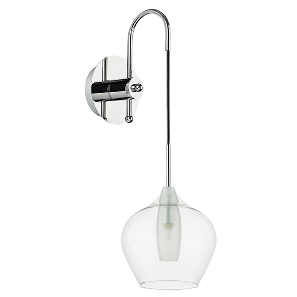 803541 Бра PENTOLA 1х25W G9 ХРОМ/ПРОЗРАЧНЫЙ