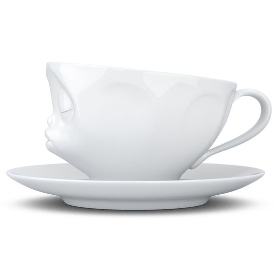 Чайная пара kissing, 200 мл, белая