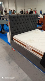 Кровать LBD1704 серая